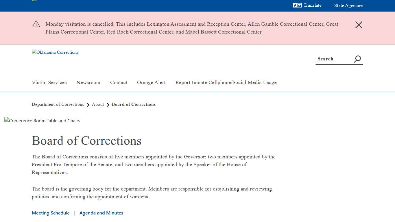 Board of Corrections